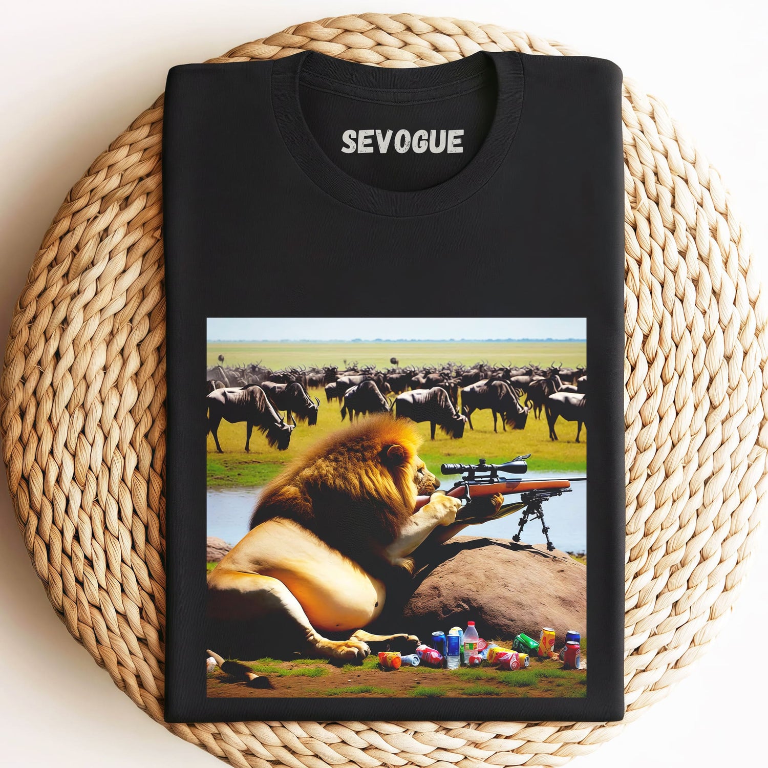 Lion Hunting Unisex Tee, Sweatshirt & Hoodie