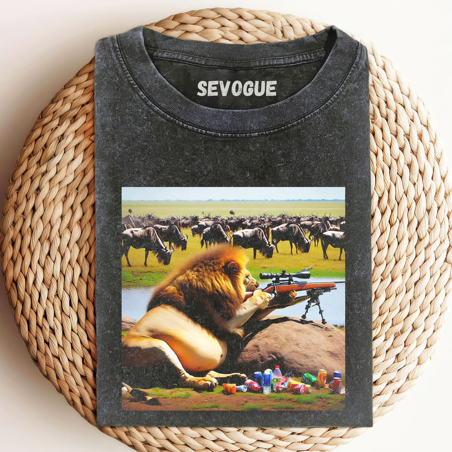 Lion Hunting Unisex Tee, Sweatshirt & Hoodie