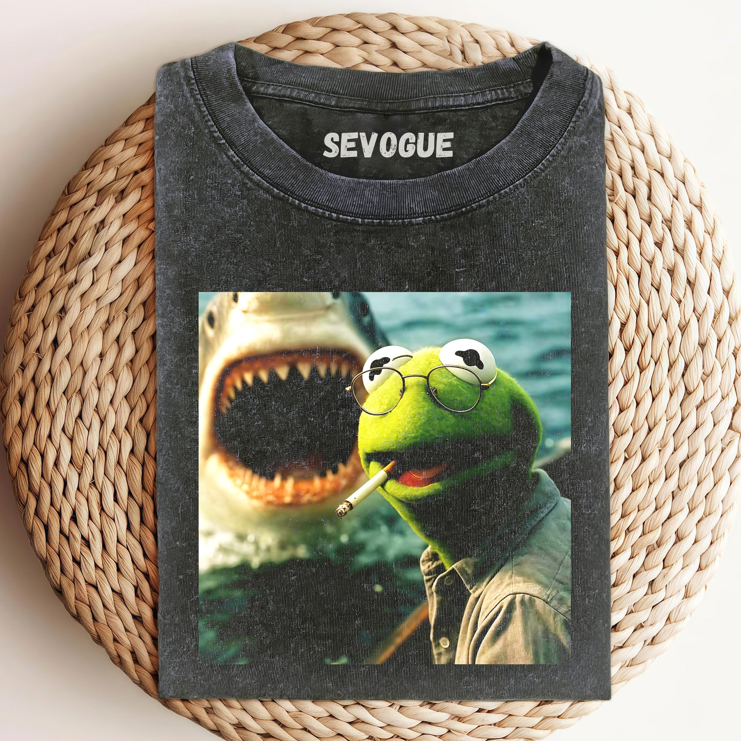 Little Frog And Big Shark Unisex Tee, Sweatshirt & Hoodi