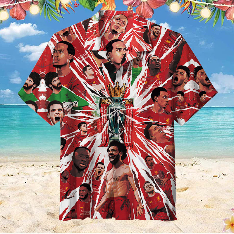 Liverpool Premier League Champions  Unisex Hawaiian Shirt