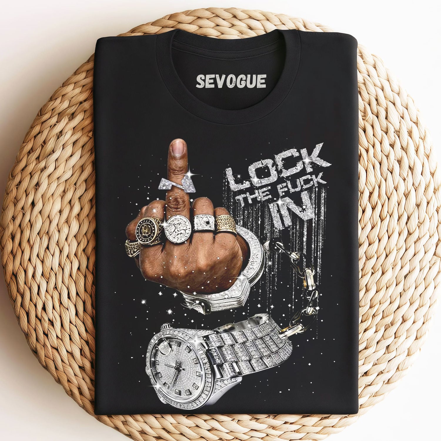 Lock The Fuck In Unisex Tee, Tank Top, Layered LS, Sweatshirt & Hoodie
