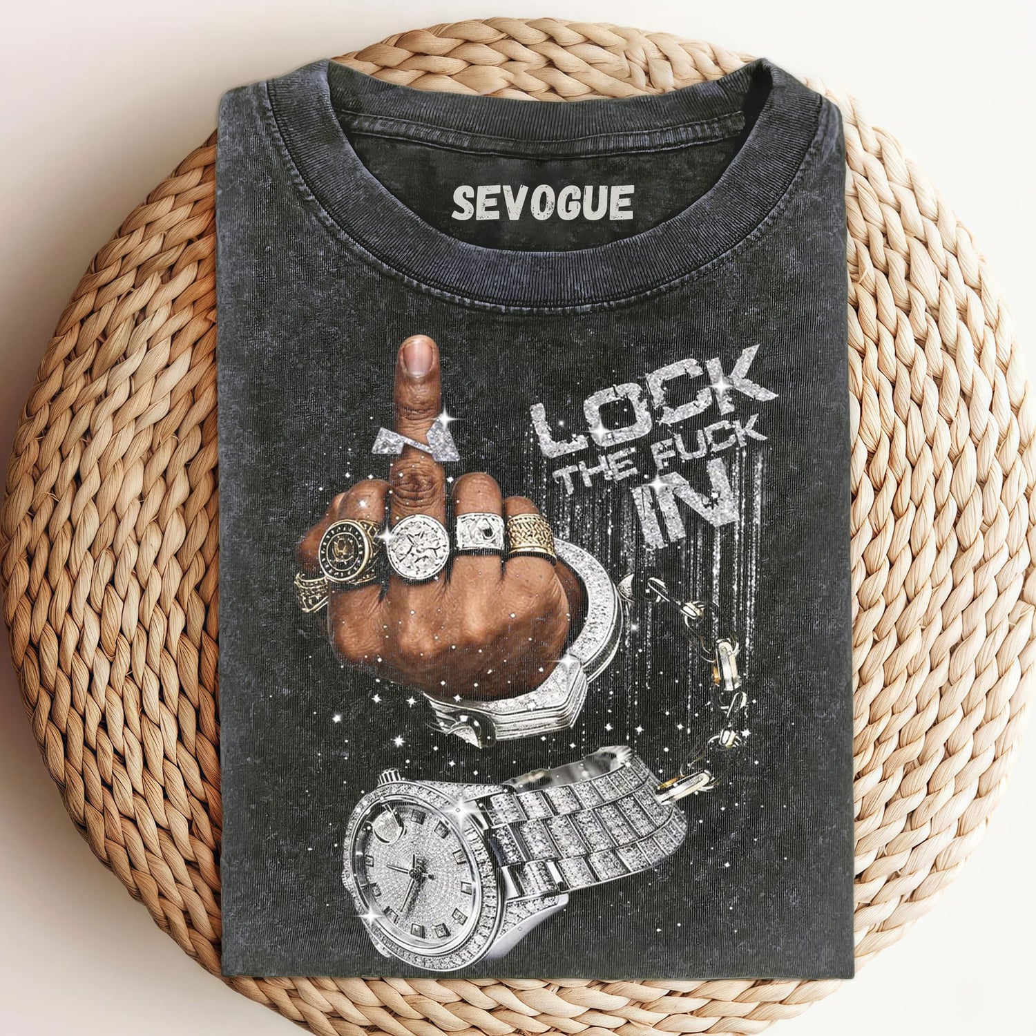 Lock The Fuck In Unisex Tee, Tank Top, Layered LS, Sweatshirt & Hoodie