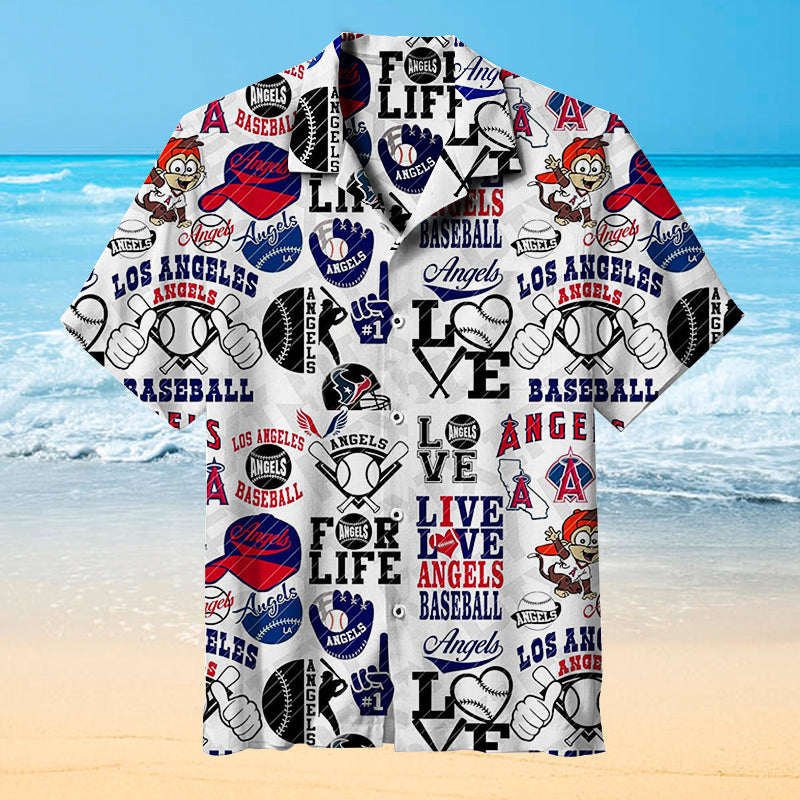 Los Angeles Angels Universal Hawaiian Shirt