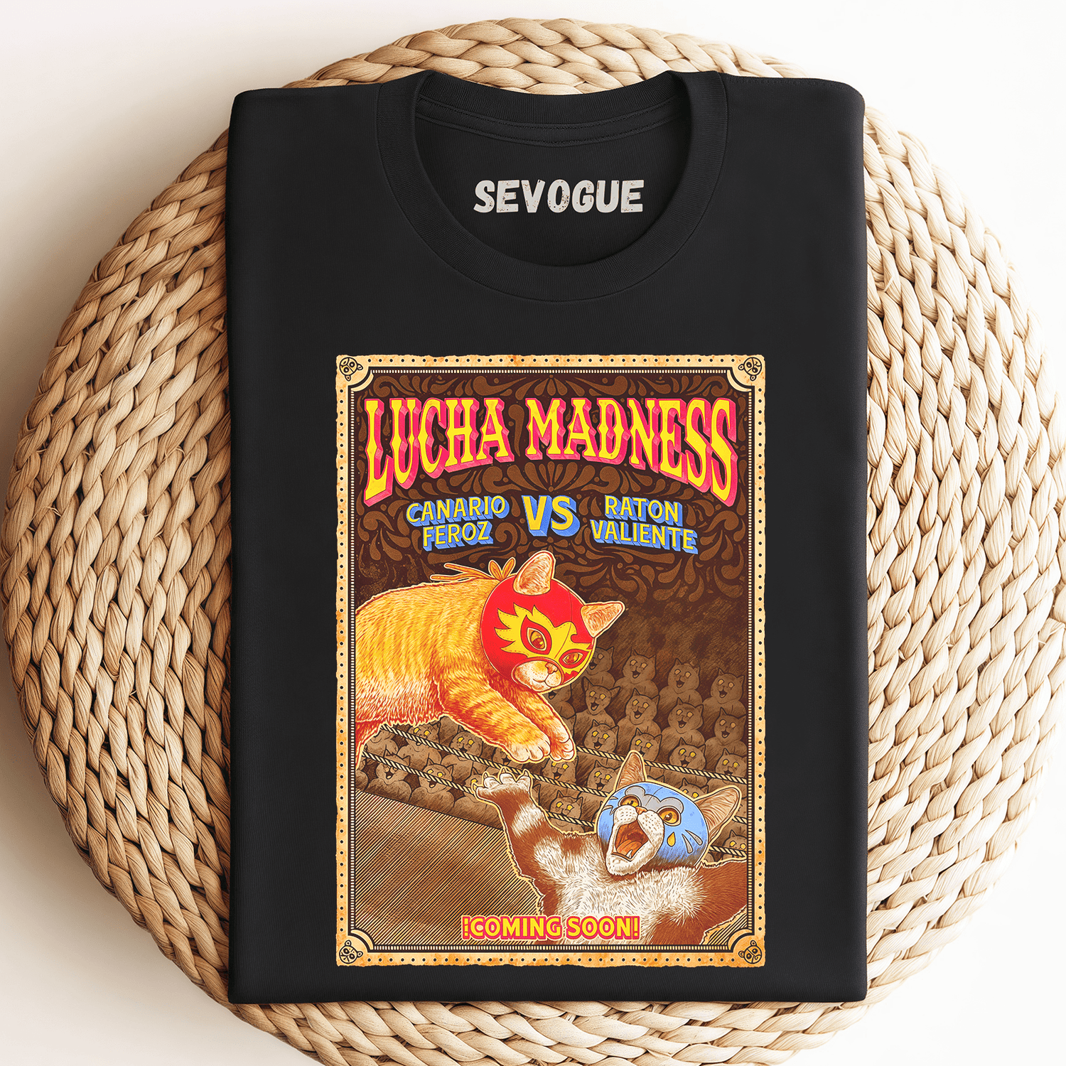 Lucha Madness Unisex Tee, Sweatshirt & Hoodie