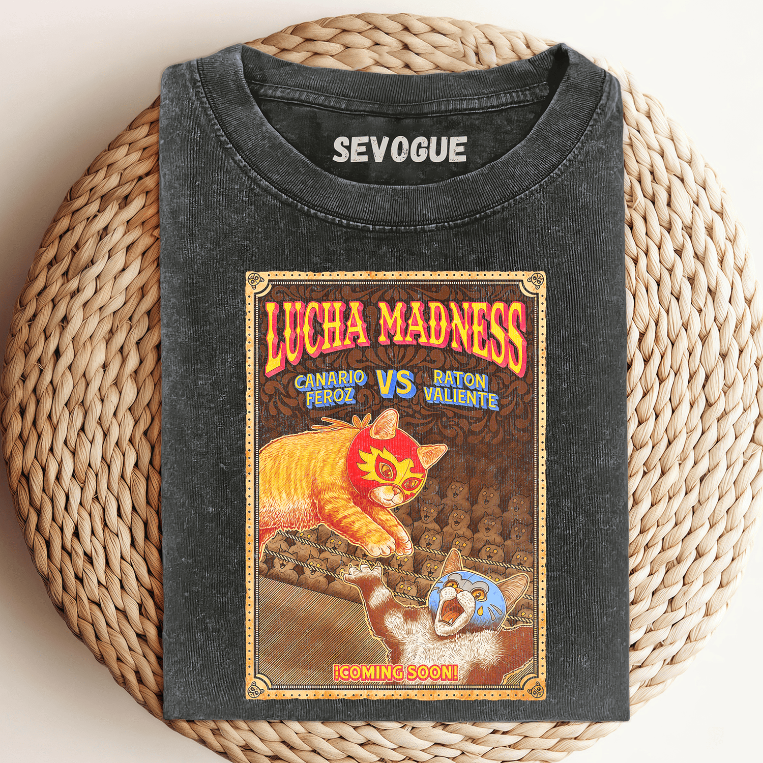 Lucha Madness Unisex Tee, Sweatshirt & Hoodie
