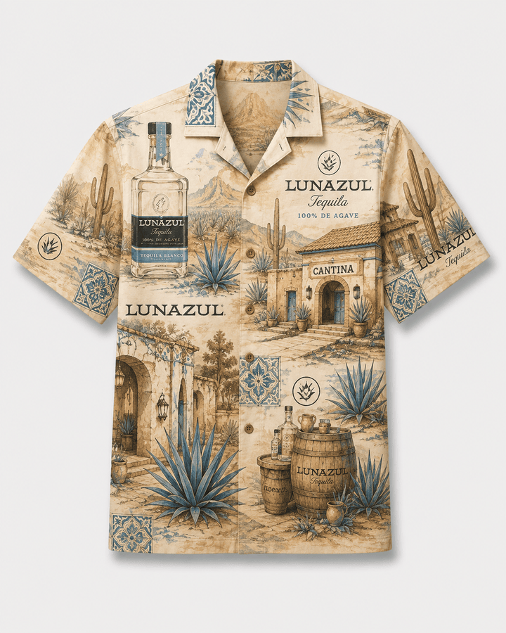 Lunazul Vintage Cantina Hawaiian Shirt