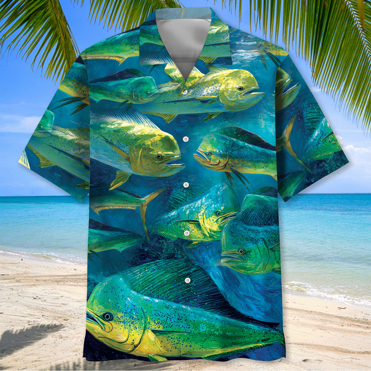 Mahi-Mahi Fish Under The Water Hawaiian Shirt