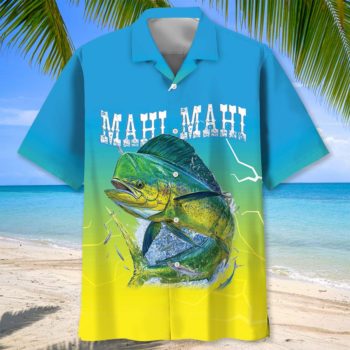 Mahi Mahi Fish Thunder Hawaiian Shirt