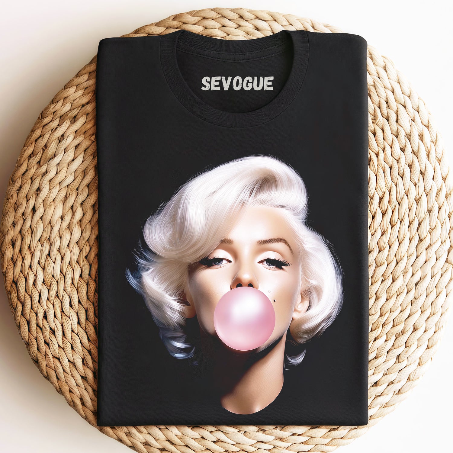Marilyn Monroe Blowing Bubbles Unisex Tee, Sweatshirt & Hoodie