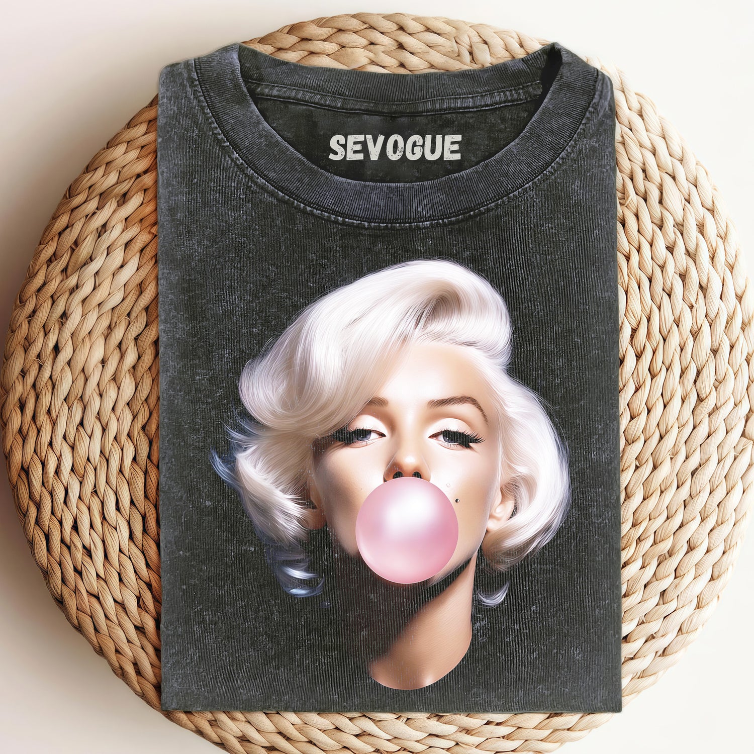 Marilyn Monroe Blowing Bubbles Unisex Tee, Sweatshirt & Hoodie