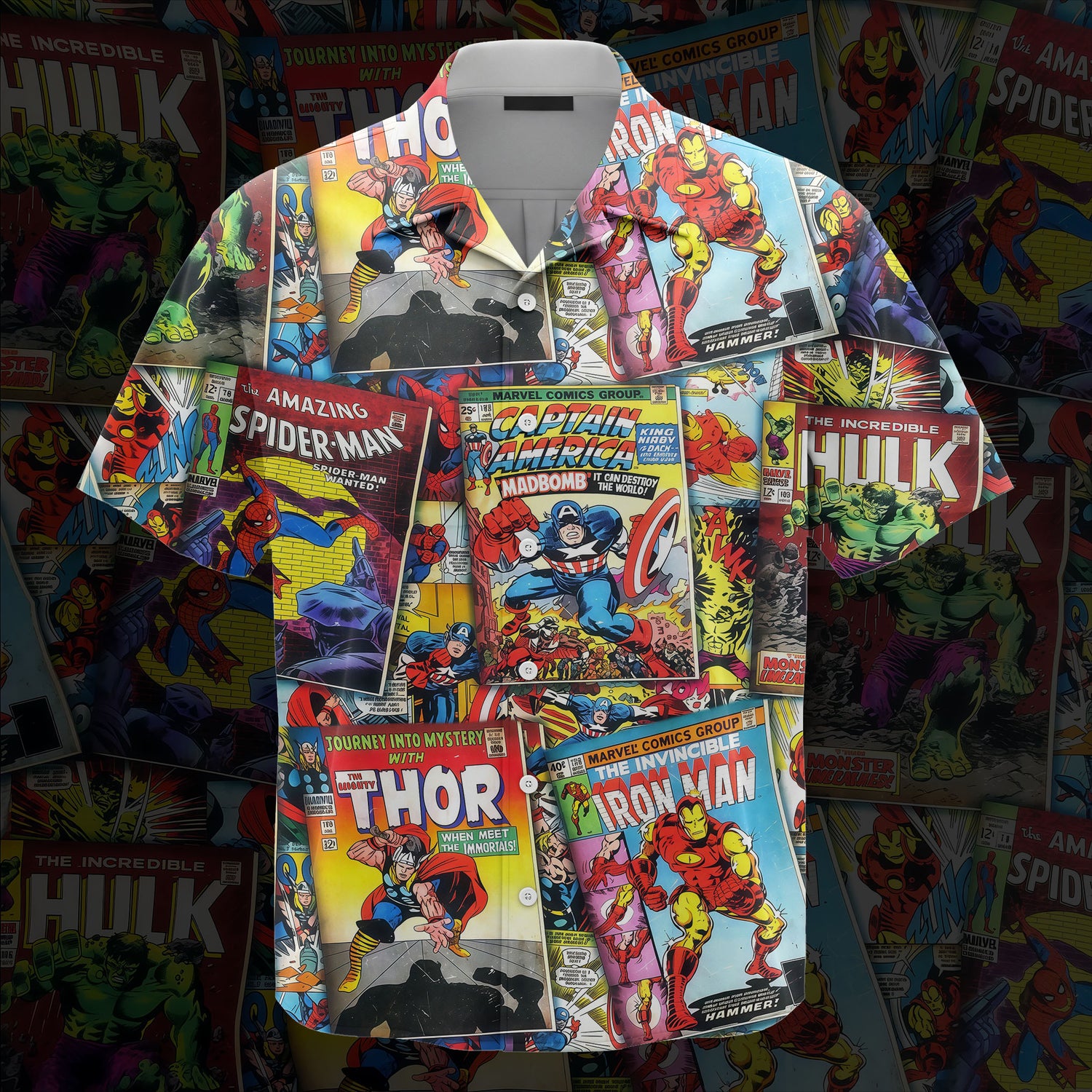 Marvel Comics Unisex Hawaiian Shirt