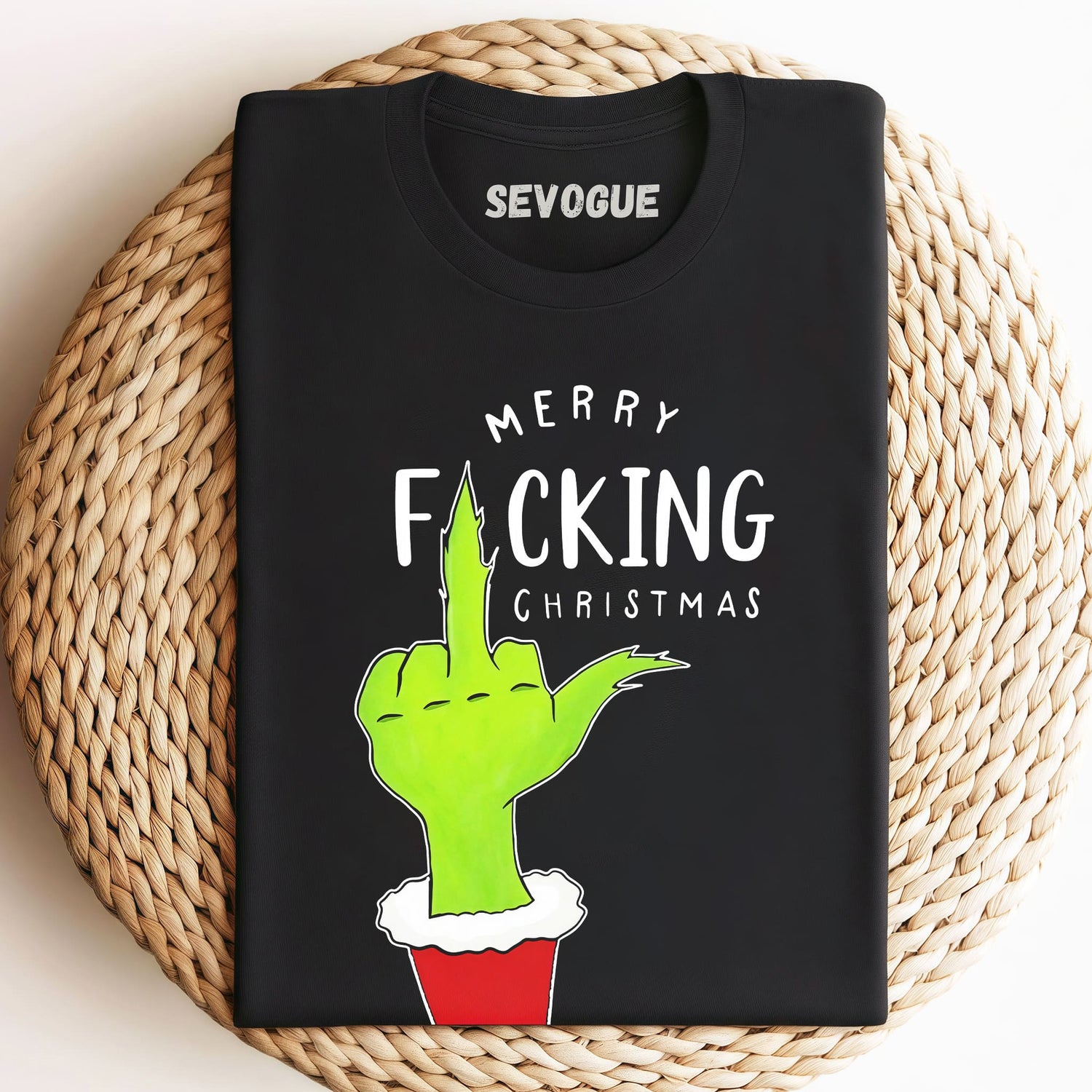 Merry Christmas, Middle Finger Unisex Tee, Sweatshirt & Hoodie
