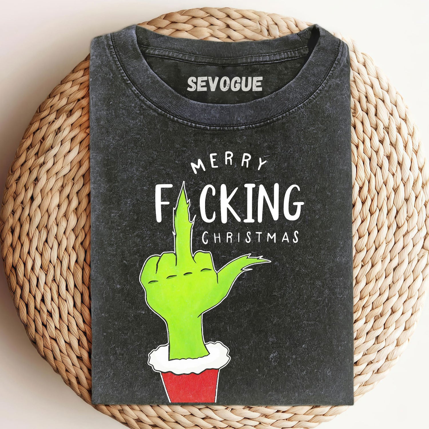 Merry Christmas, Middle Finger Unisex Tee, Sweatshirt & Hoodie