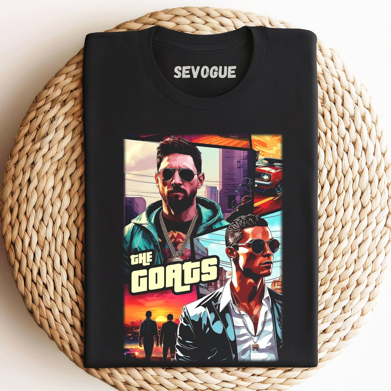 Messi And Ronaldo (Gta) Unisex Tee, Sweatshirt & Hoodie