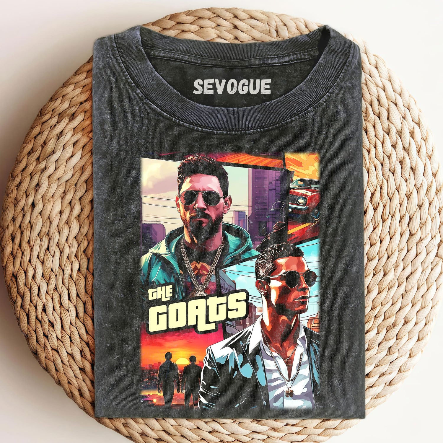 Messi And Ronaldo (Gta) Unisex Tee, Sweatshirt & Hoodie