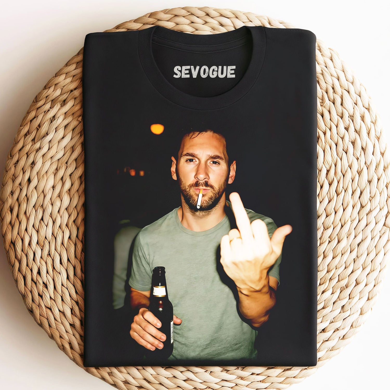 Messi Middle Finger Unisex Tee, Sweatshirt & Hoodie