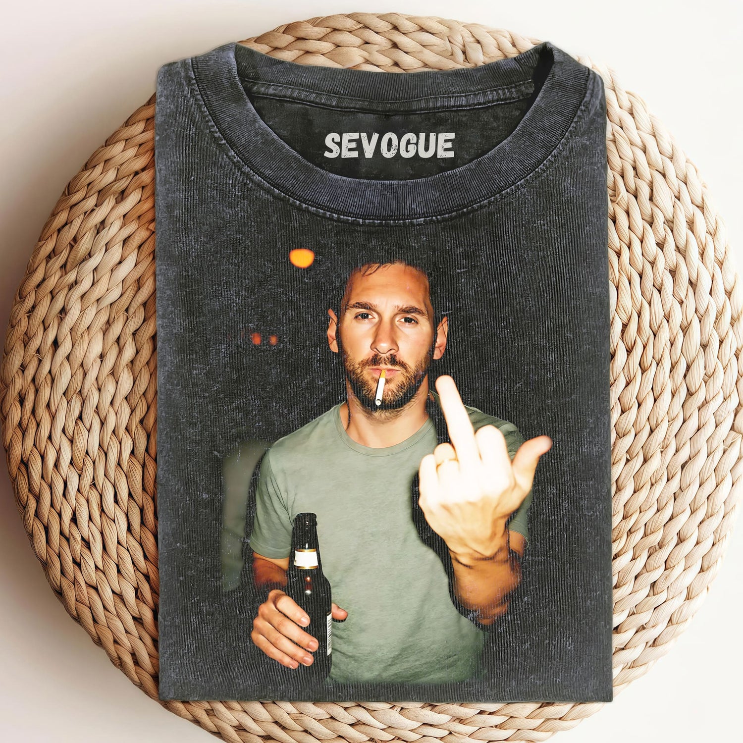 Messi Middle Finger Unisex Tee, Sweatshirt & Hoodie