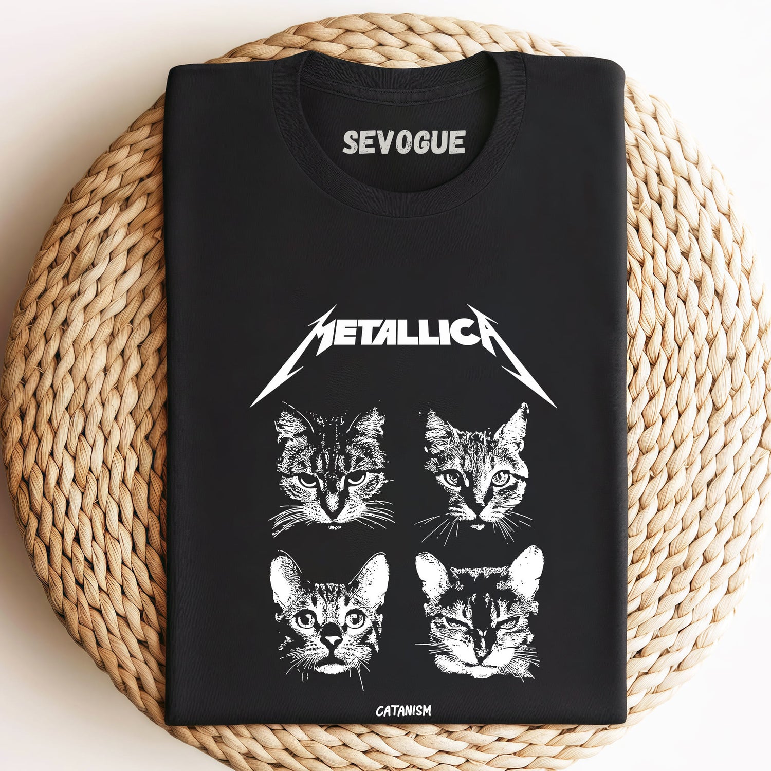 Metallica Cat Unisex Tee, Sweatshirt & Hoodie