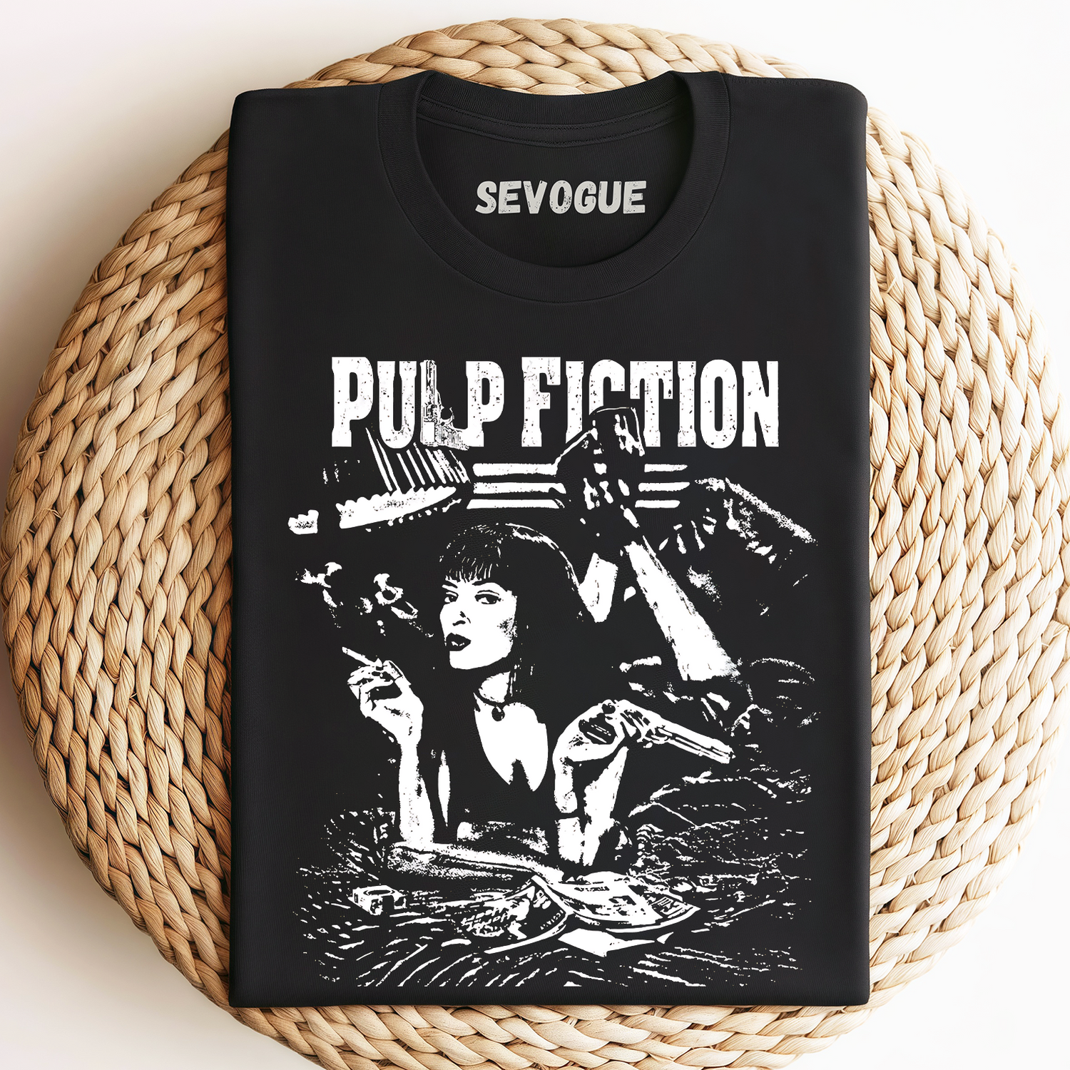 Mia Wallace  Pulp Fiction Movie uma Thurman Tarantino Unisex Tee, Sweatshirt & Hoodie