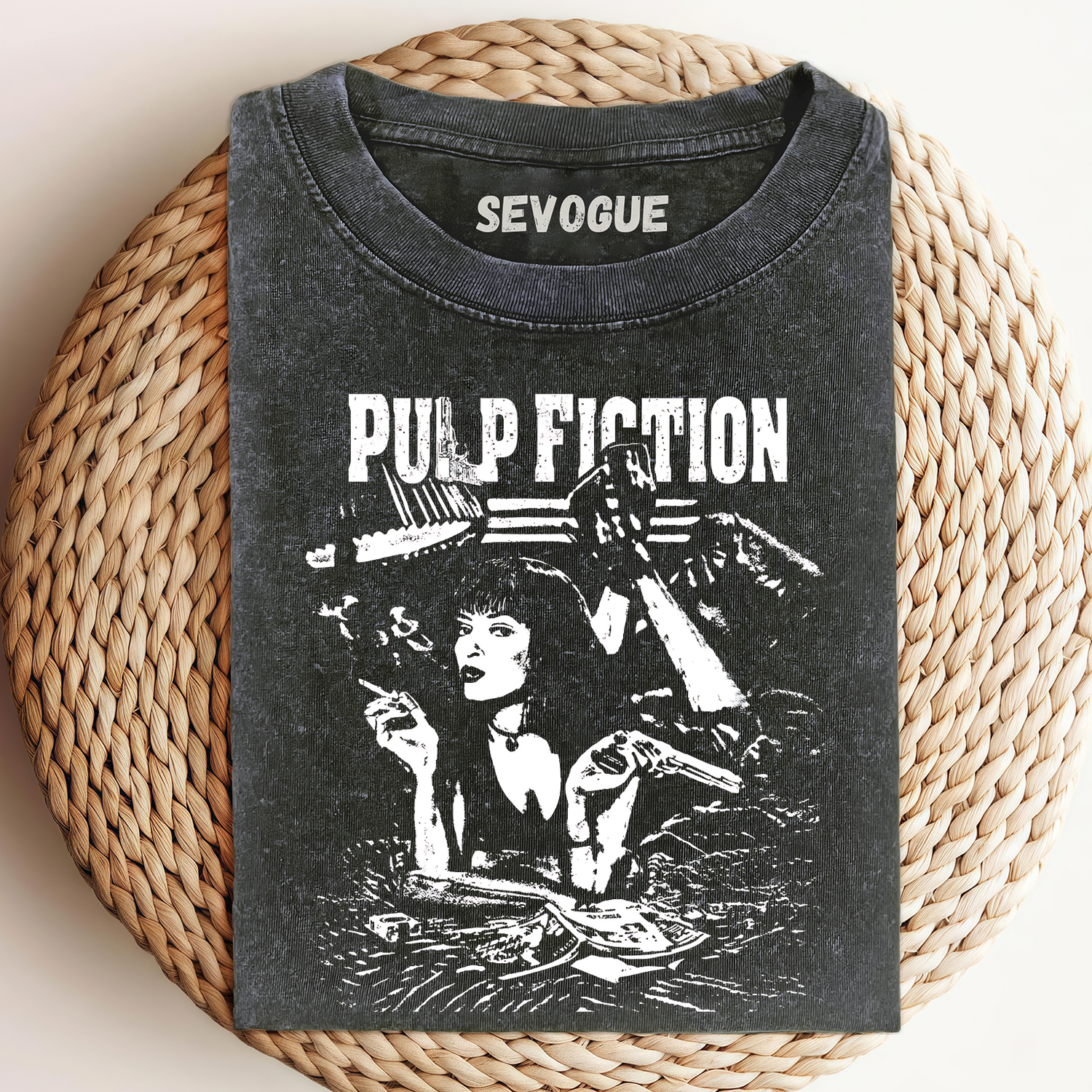 Mia Wallace  Pulp Fiction Movie uma Thurman Tarantino Unisex Tee, Sweatshirt & Hoodie