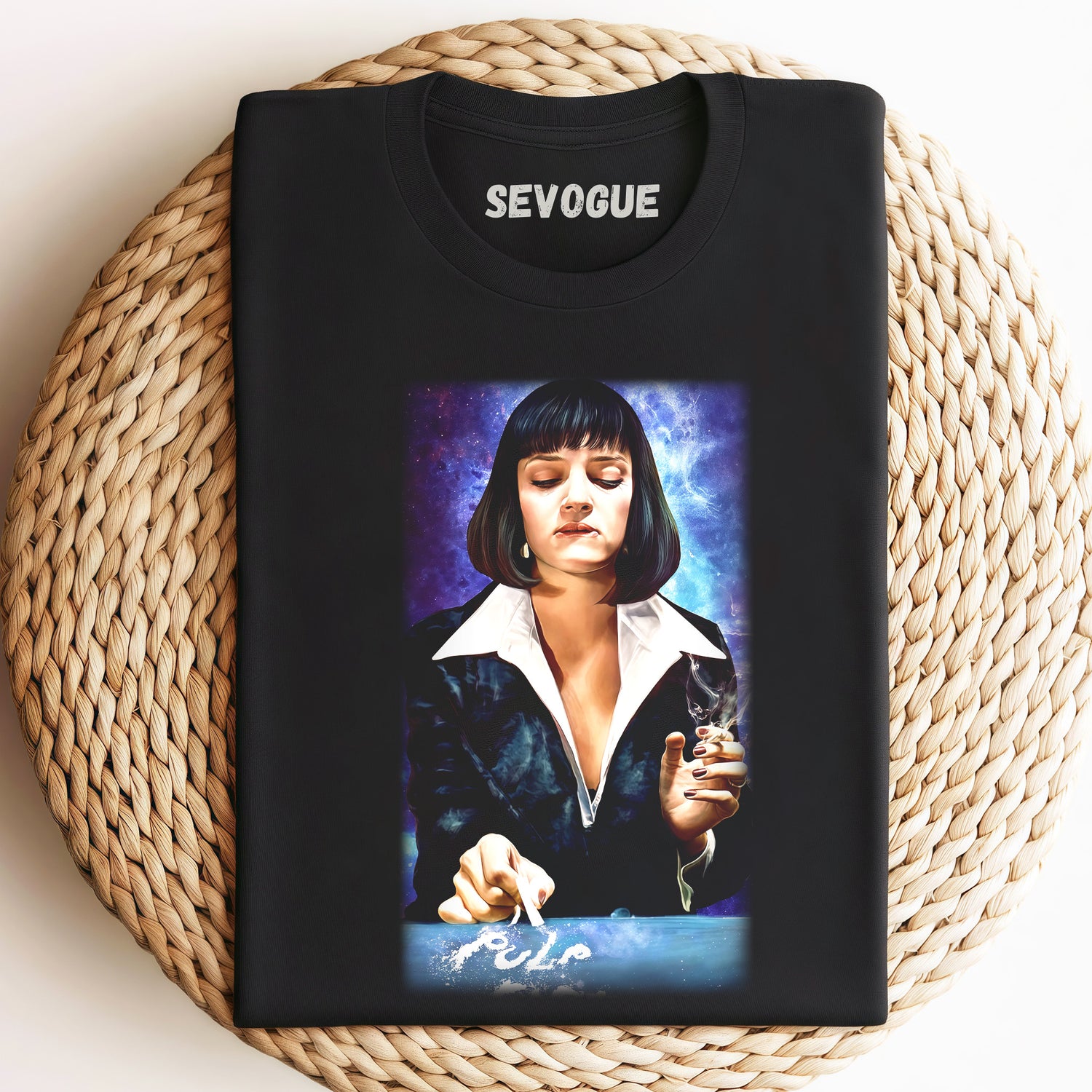 Mia Wallace White Powder Unisex Tee, Sweatshirt & Hoodi