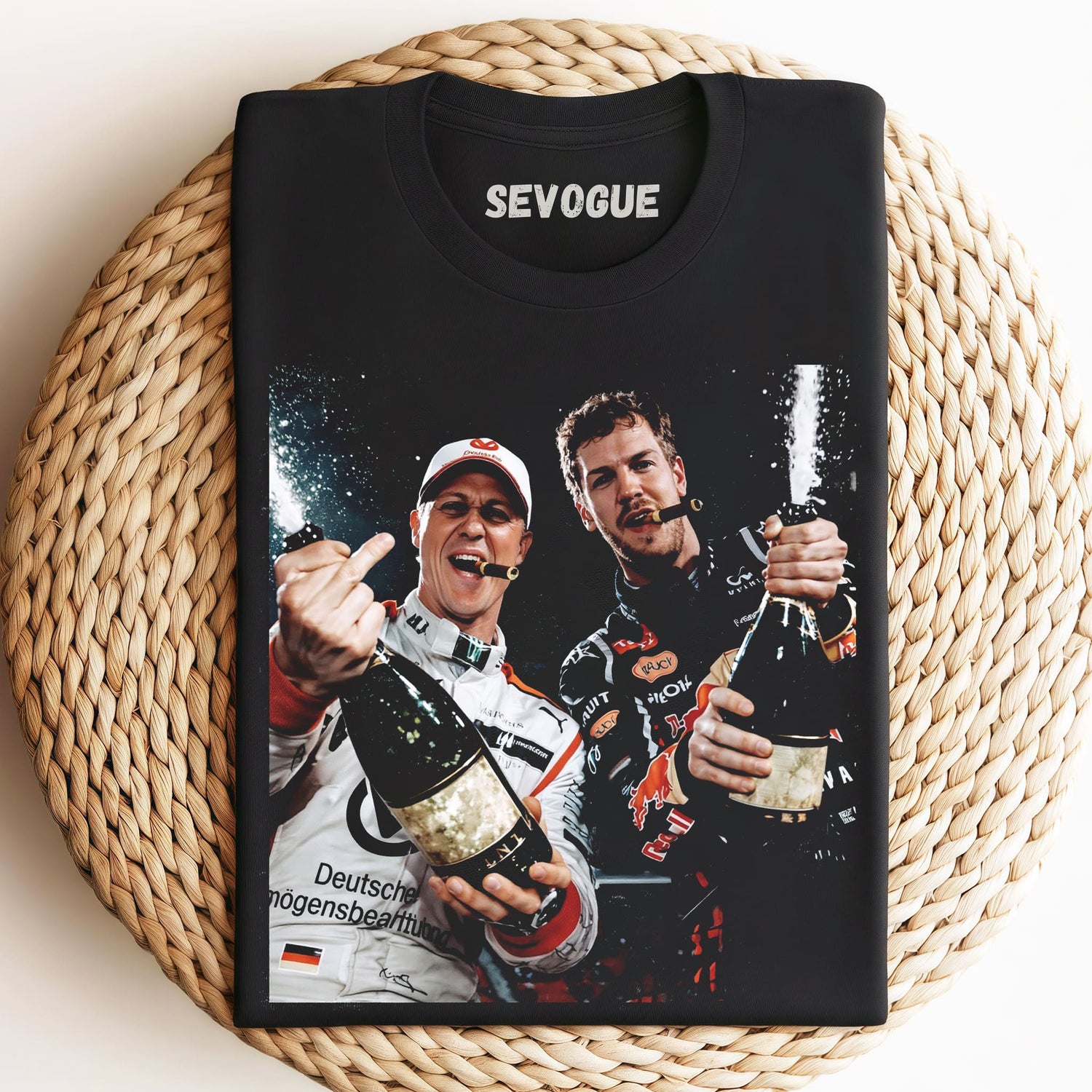 Michael Schumacher & Sebastian Vettel Unisex Tee, Tank Top, Layered LS, Sweatshirt & Hoodie
