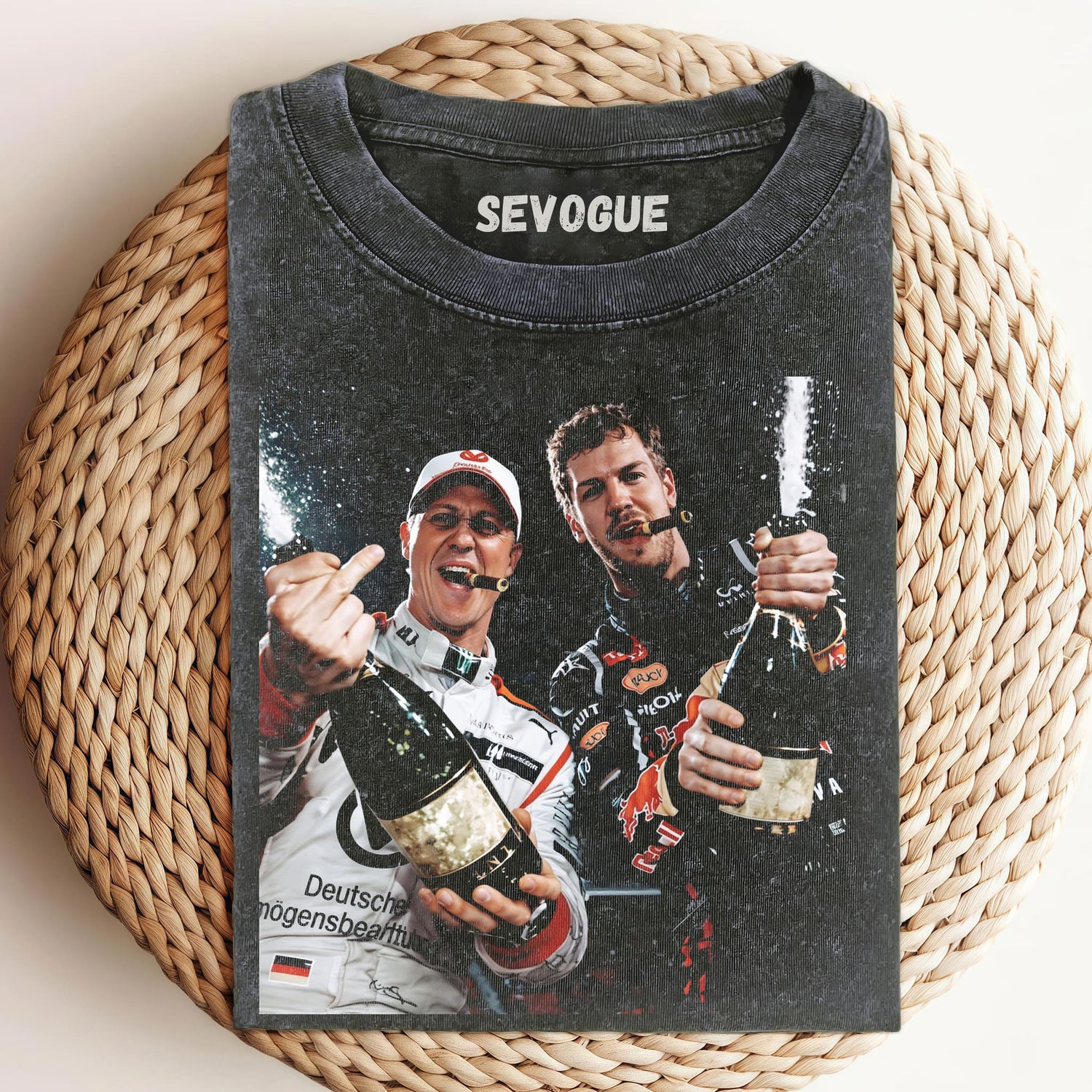 Michael Schumacher & Sebastian Vettel Unisex Tee, Tank Top, Layered LS, Sweatshirt & Hoodie