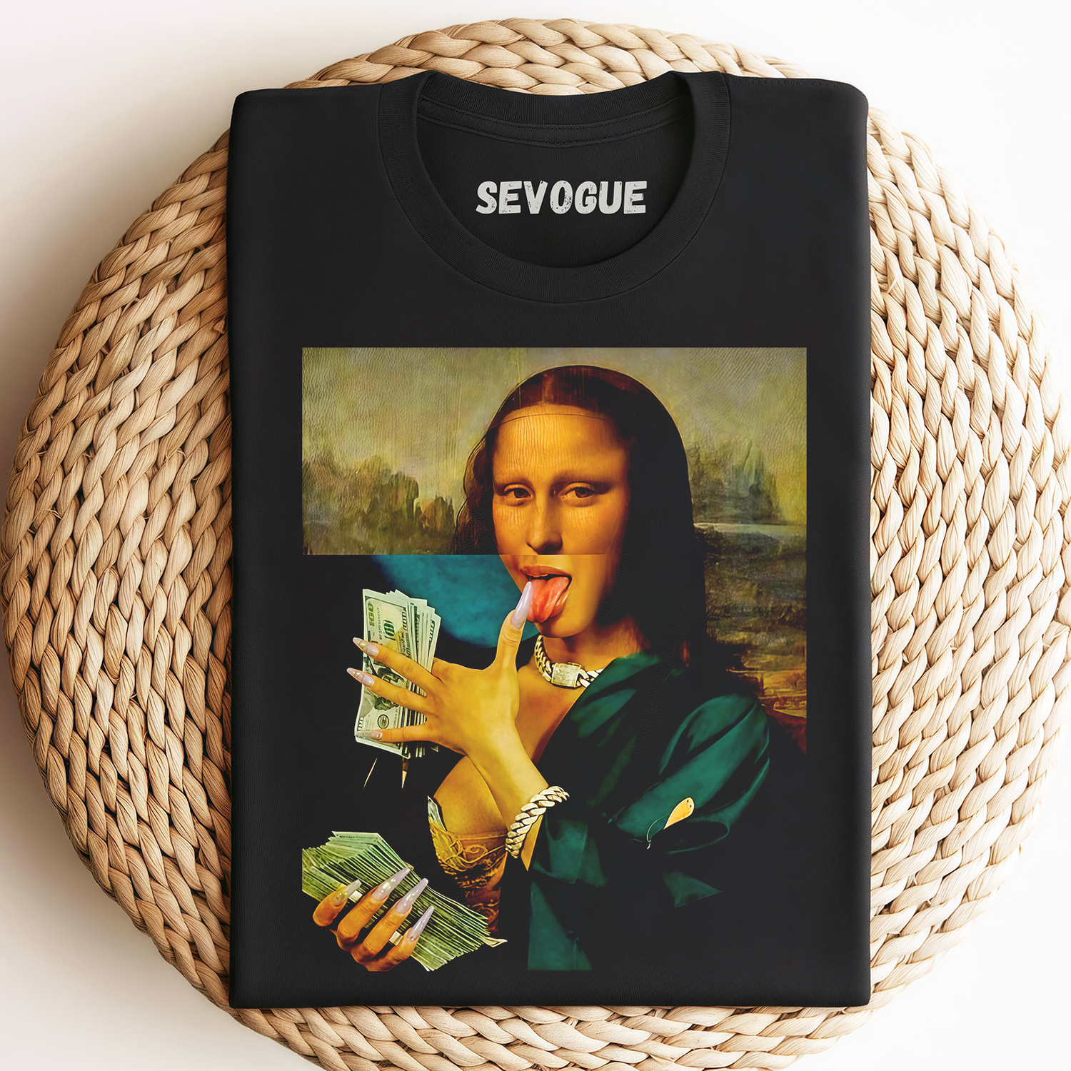 Mona Lisa V1 Unisex Tee, Sweatshirt & Hoodie