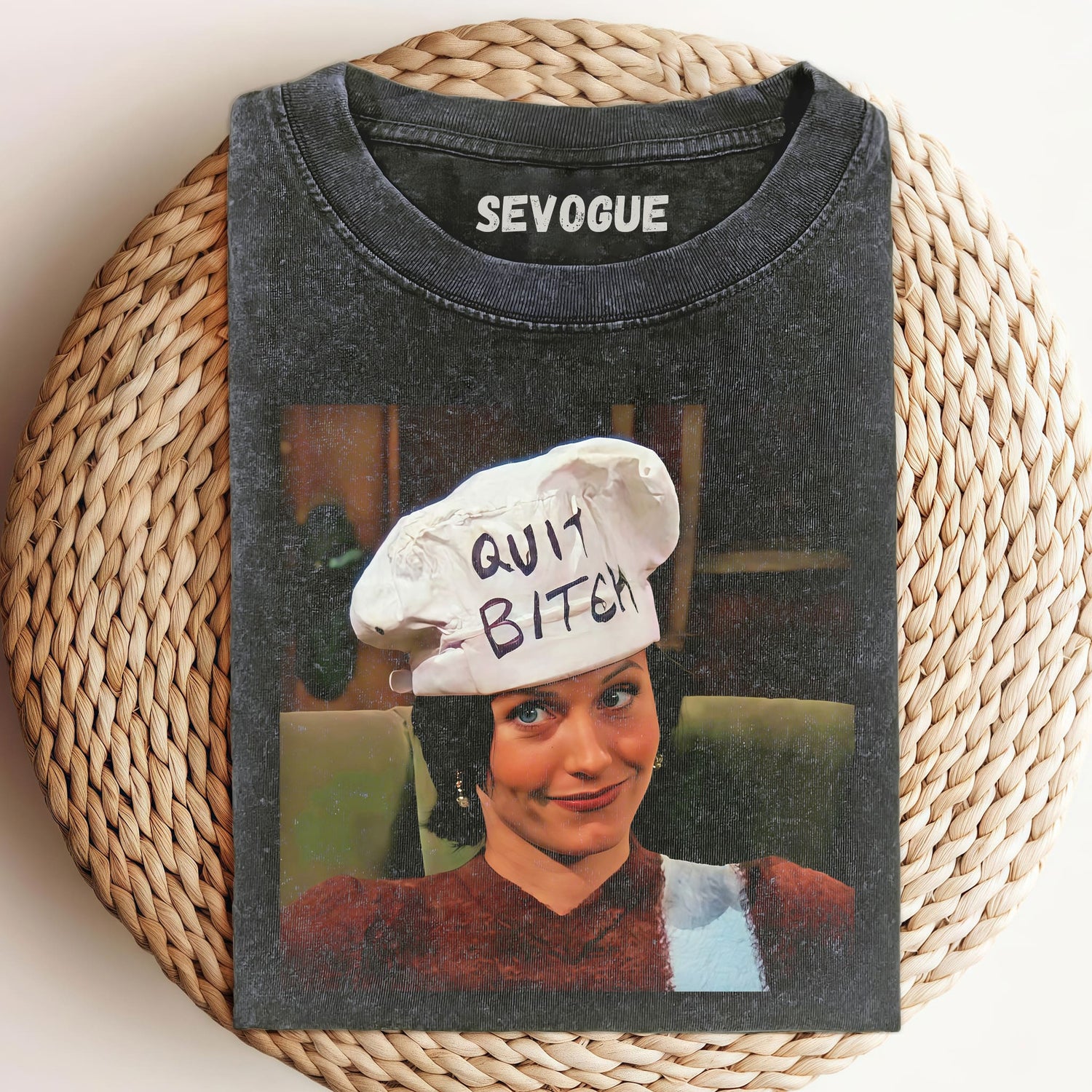 Monica Geller Wearing A Hat Unisex Tee, Sweatshirt & Hoodie