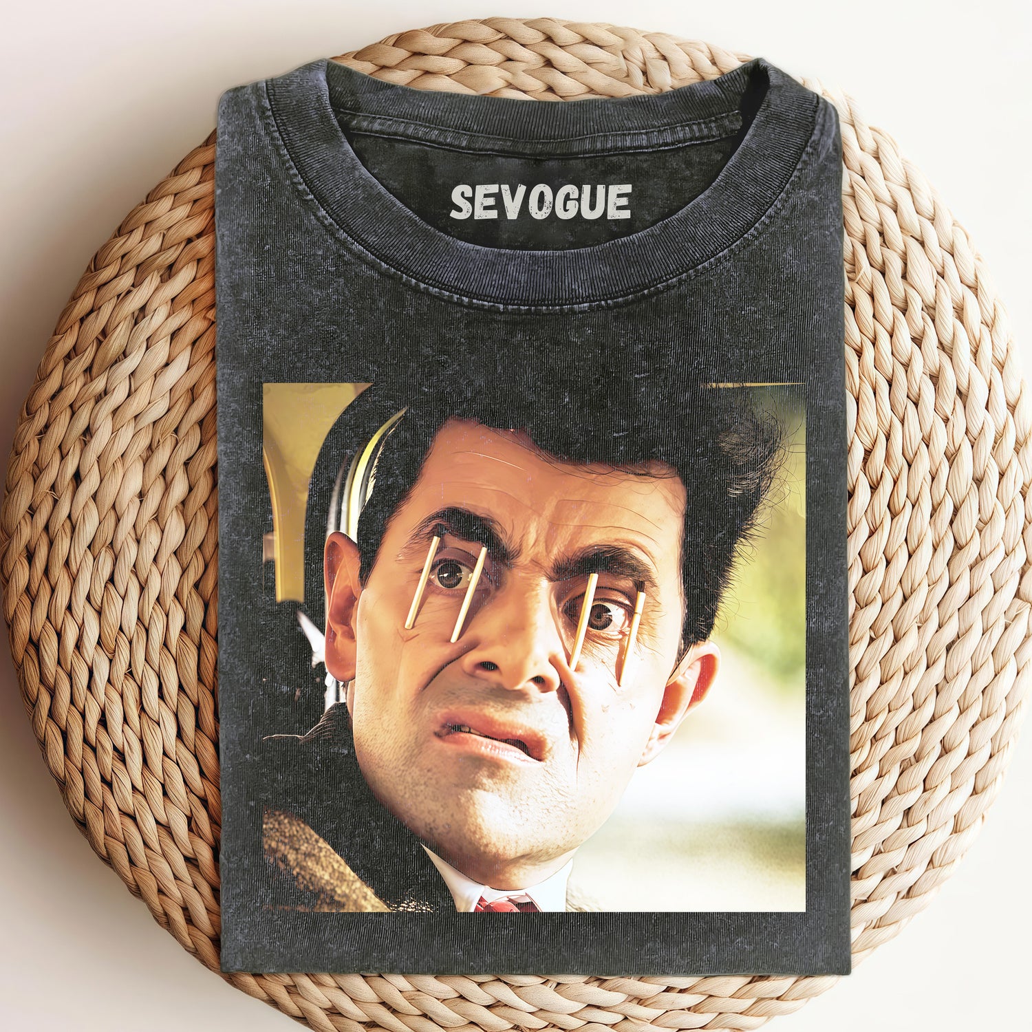 Mr. Bean With His Eyes Open Unisex Tee, Sweatshirt & Hoodie
