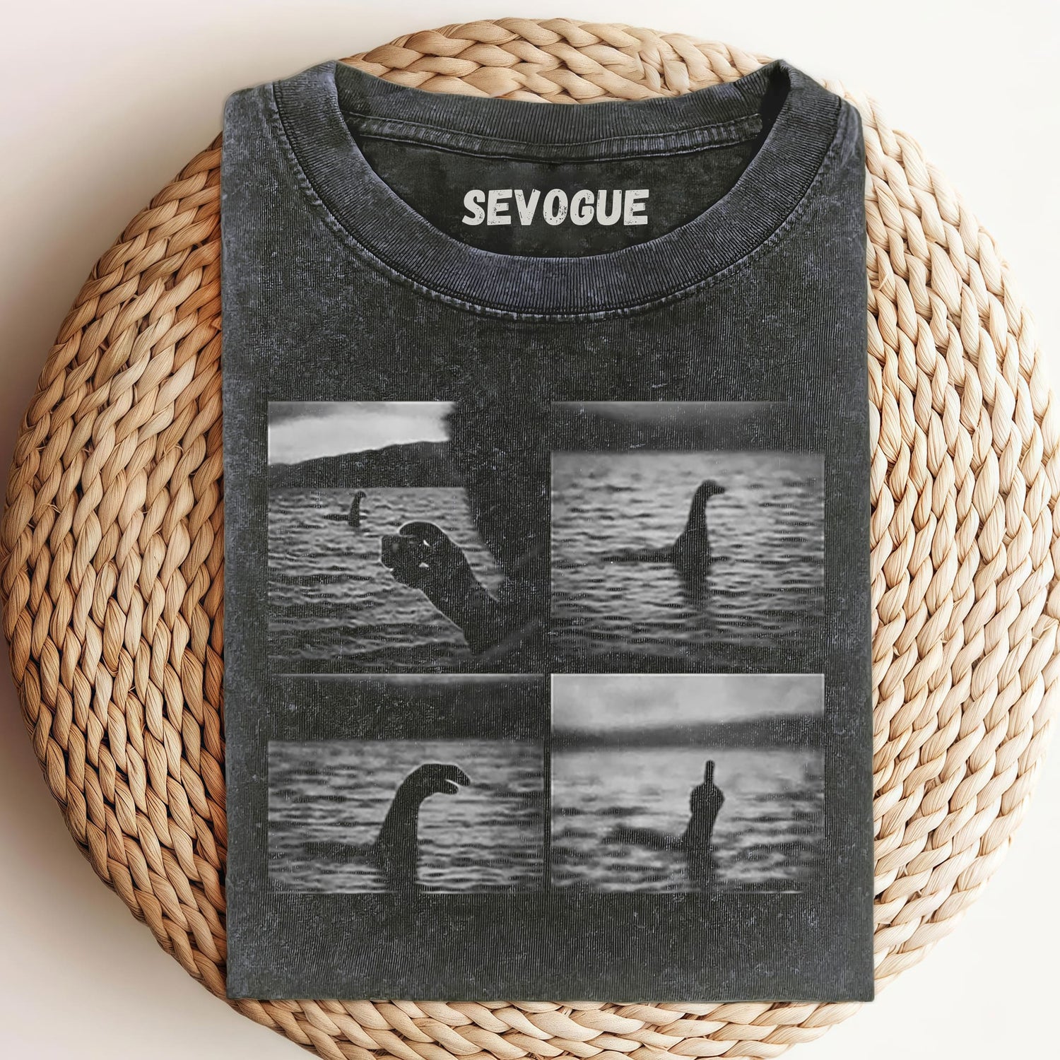 Nessie’s Middle Finger Funny Loch Ness Monster Unisex Tee, Sweatshirt & Hoodie