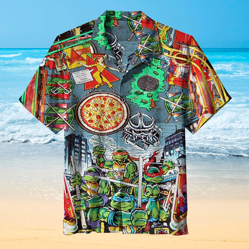 Ninja Turtles Pinball Universal Hawaiian Shirt