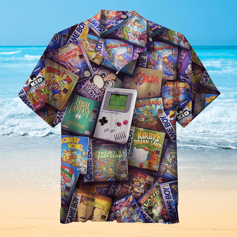 Nintendo Games Unisex Hawaiian Shirt