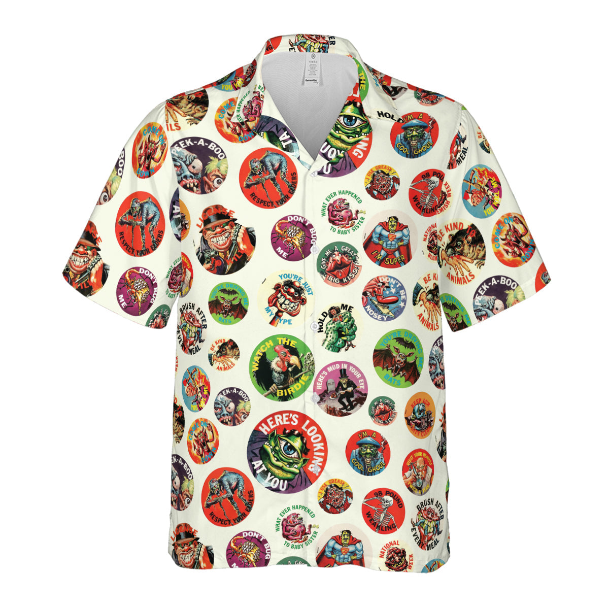 Nostalgic Memories Ugly Buttons Hawaiian Shirt