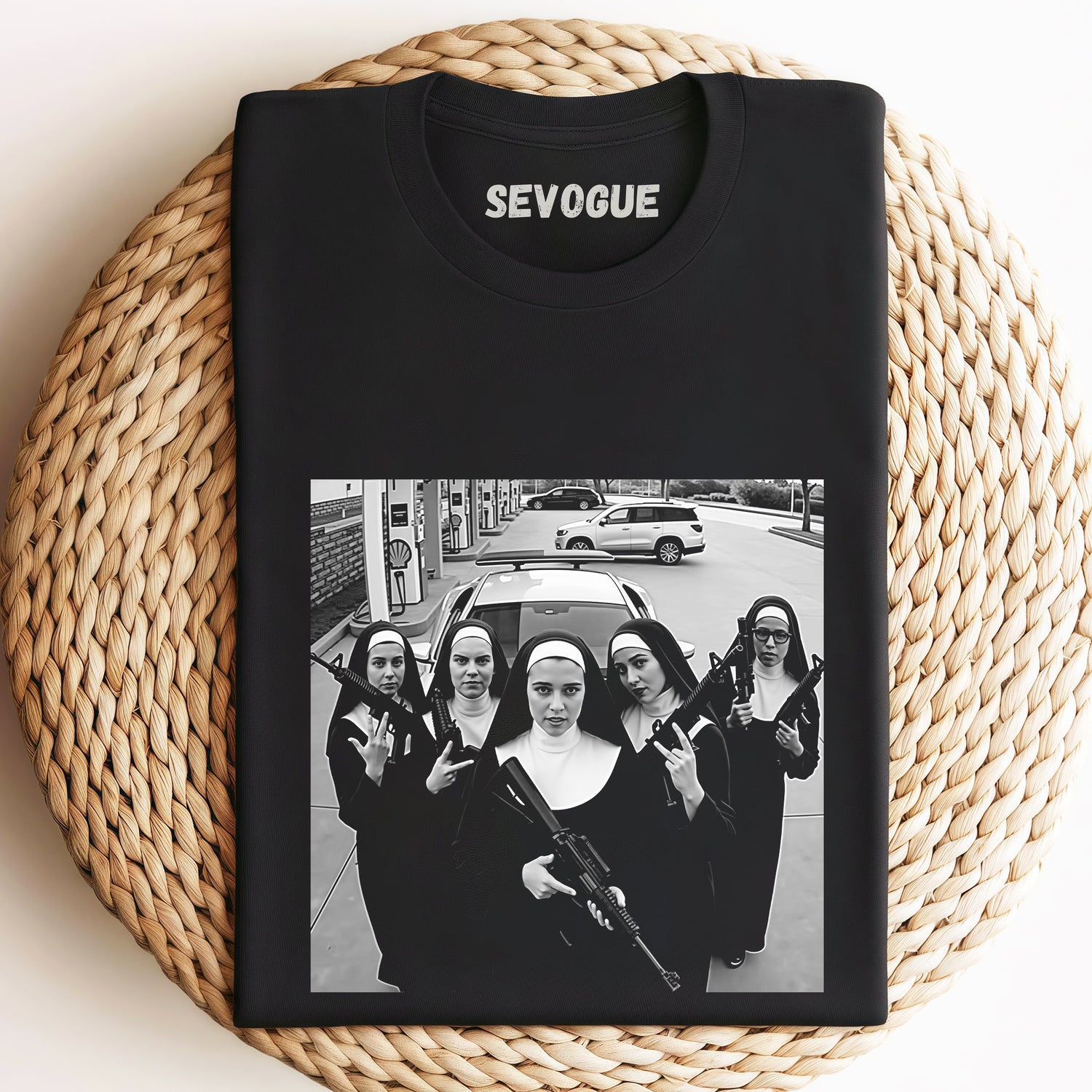 Nun Vintage Unisex Tee, Sweatshirt & Hoodi