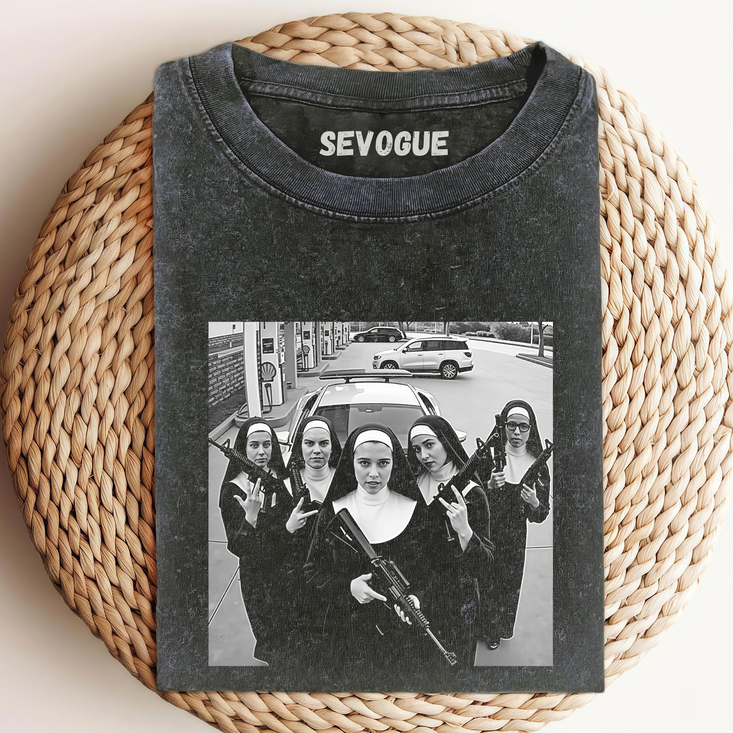 Nun Vintage Unisex Tee, Sweatshirt & Hoodi