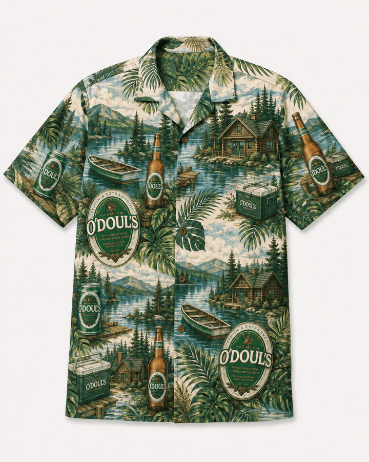 O’Doul’s Lakeside Cabin Hawaiian Shirt