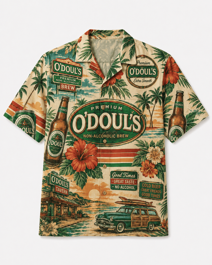 O’Doul’s Retro Beach Hawaiian Shirt