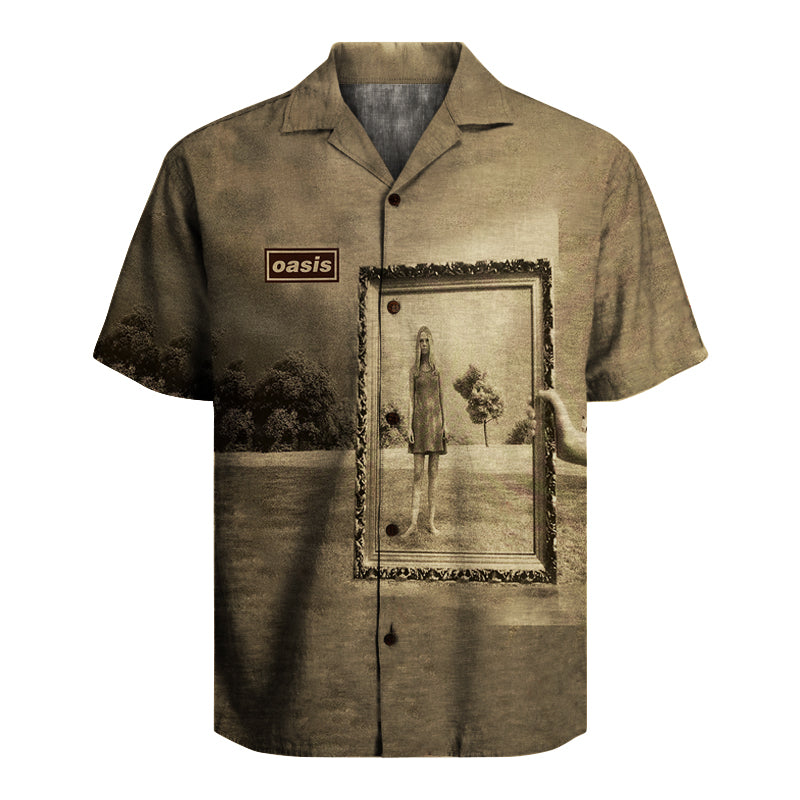 Oasis - Wonderwall  Unisex Hawaiian Shirt