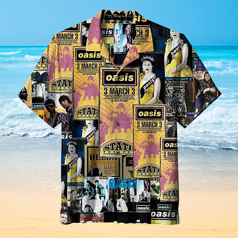 Oasis Collage Universal Hawaiian Shirt