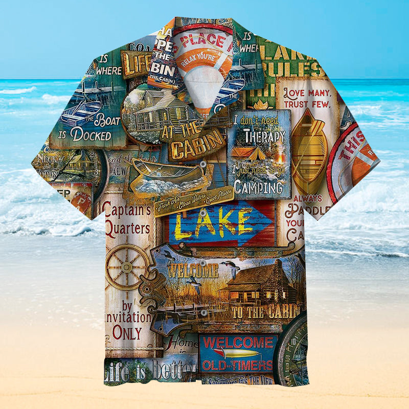Off to The Lakehouse|Universal Hawaiian Shirt
