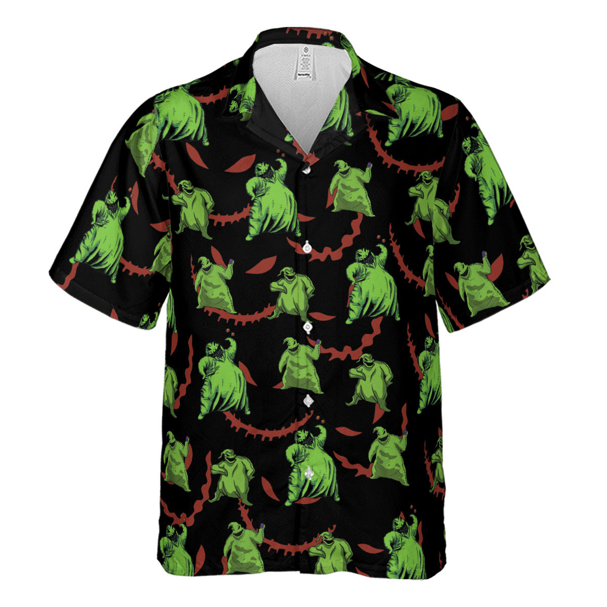 Oogie Boogie Pattern Hawaiian Shirt