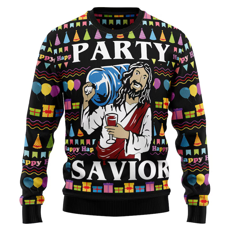 Party Savior Funny Ugly Sweater