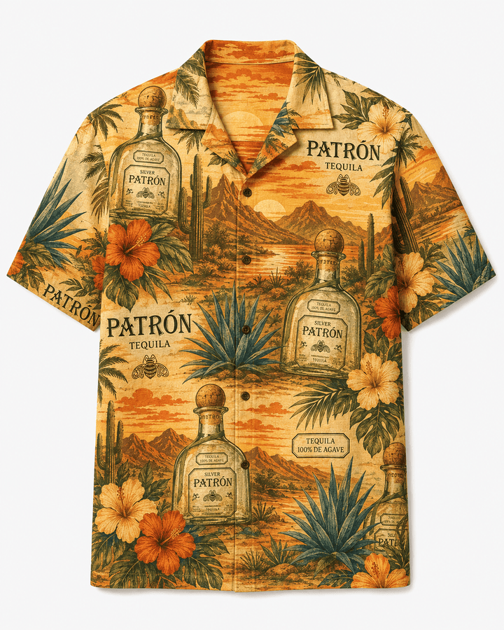 Patrón Desert Sunset Hawaiian Shirt