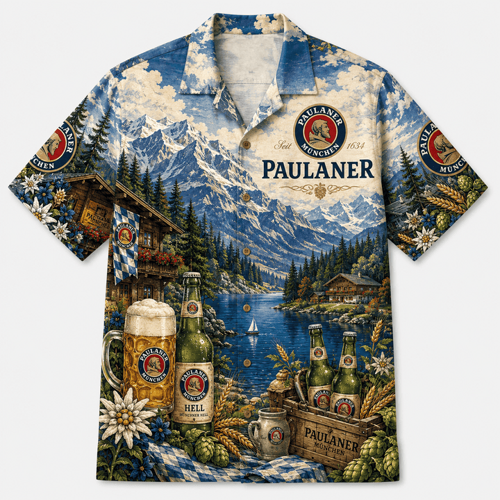 Paulaner Alpen-Hawaiihemd Hawaiian Shirt