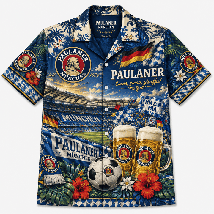 Paulaner Fußball-Hawaiihemd Hawaiian Shirt