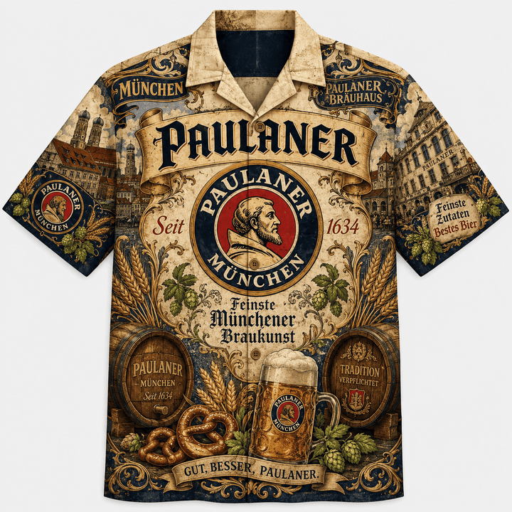 Paulaner Vintage-Hawaiihemd Hawaiian Shirt