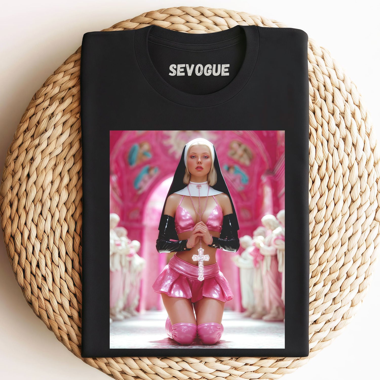 Pink Nun Unisex Tee, Sweatshirt & Hoodie