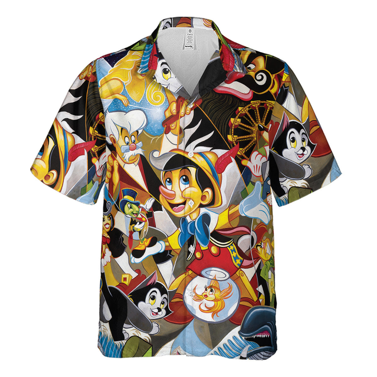 Pinocchio Seamless Hawaiian Shirt