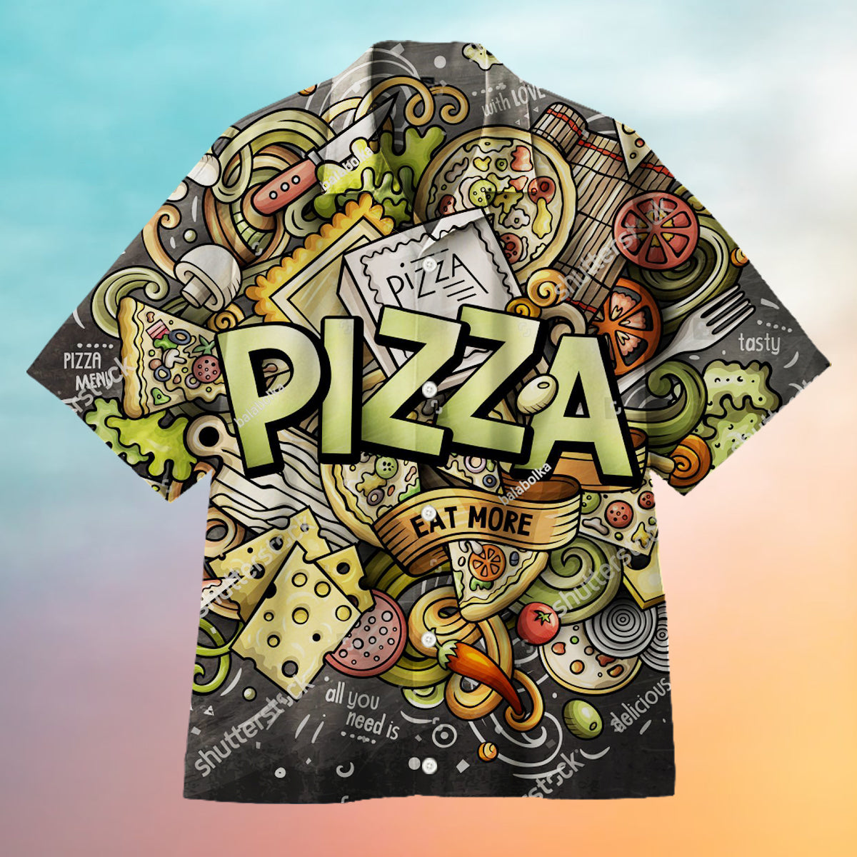 Pizza Is My Favorite Universal Hawaiian Shirt
